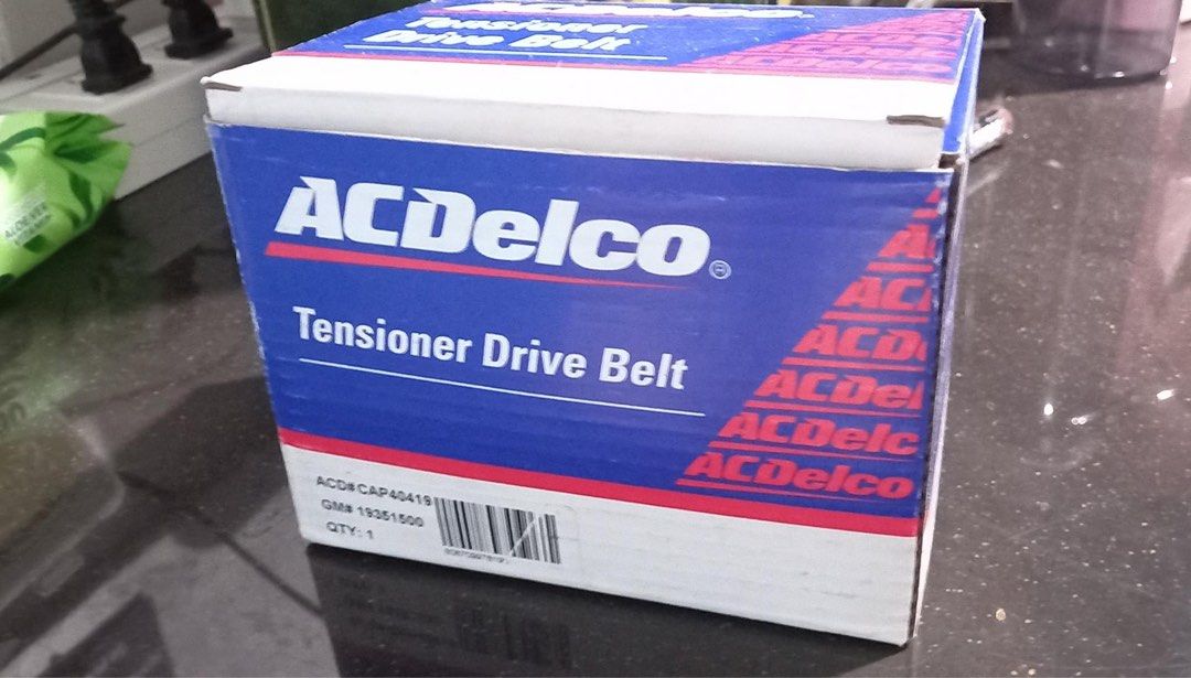ACDelco drive belt tensioner (Category: Other Automotive Parts and Accessories) located in Las Pinas. Submitted by boogieman13 (Listing ID 1431526135, Image 1). Description: ACdelco drive belt tensioner for captiva diesel 08 -brand new, sealed in plastic -110% legit and authentic -shipping expense via lalamove to be shouldered by buyer -meetups around las piñas city Price: 1.3k only! .