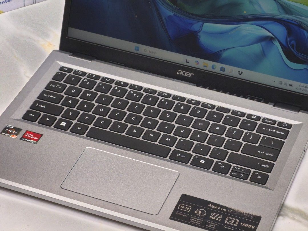 Acer Aspire Go 14 AG14-21P-R5P0 Ryzen 5 7520U 8GB RAM 512GB SSD 14-inch WUXGA Resolution AMD Radeon Graphics (Category: Laptops & Notebooks) located in San Juan City. Submitted by jaszdevicepad (Listing ID 1431497906, Image 2). Description: Acer Aspire Go 14 AG14-21P-R5P0 Ryzen 5 7520U 8GB RAM 512GB SSD 14-inch WUXGA Resolution AMD Radeon Graphics 💻2ndhand, slightly use SALE Price 17,000✨️ new lowest price Price Before 21,900 Specs - AMD Ryzen™️