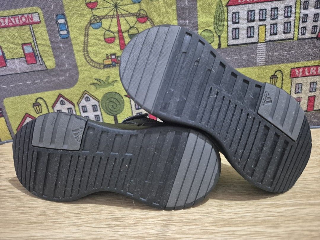 Adidas Kids' Black Sneakers (Category: Babies & Kids Fashion) located in Cavite. Submitted by shopping_wise (Listing ID 1431465927, Image 3). Description: FORTARUN 4.0 SHOES KIDS Good as new. Excellent condition as you can see on the displayed photos. Brand New Price ₱2,700 Description LIGHTWEIGHT, RUNNING-INSPIRED KIDS' SHOES WITH AN ANKLE STRAP. Details Regular fit Lace closure Textile upper Textile lining Cloudfoam midsole Synthetic outsole Pr