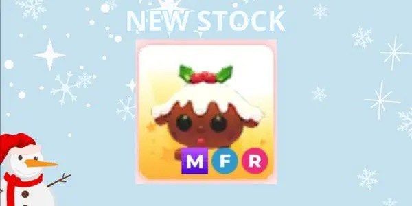 Adopt Me! MFR Christmas Pudding Cat (Category: Designer & Blind Box Toys) located in Manila. Submitted by ellegaanan25157 (Listing ID 1431467703, Image 1). Description: - MFR Christmas Pudding Cat from Adopt Me! - Festive and rare pet. - Features a cute design. - Includes white frosting and holly. - Perfect for your virtual family!.