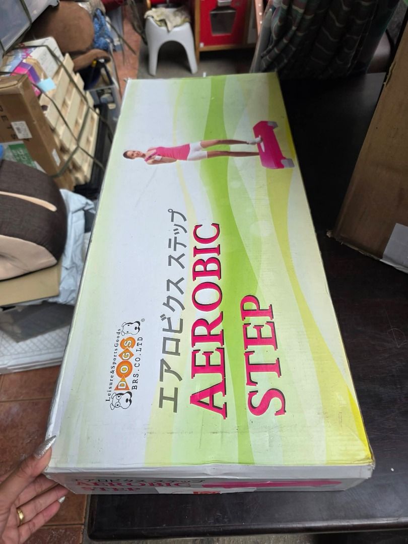 AEROBIC STEPPER (Category: Toning & Stretching Accessories) located in Sablan. Submitted by gongonshelley12 (Listing ID 1431473766, Image 2). Description: PRICE 2000 JAPAN ITEMS AEROBIC STEPS BRANDNEW.