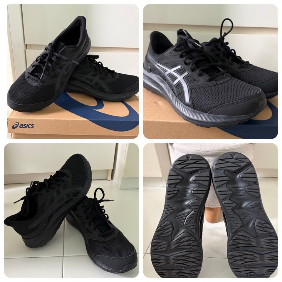 ASICS JOLT 4 Black Size US:10,Eu:44,UK:9 ,28cm (Category: Sneakers) located in Singapore. Submitted by hearfelt (Listing ID 1431448780, Image 1). Description: ASICS Jolt 4 ( Exclusive to Bata) Colour :Black Size :US:10, UK:9 , EU:44 Worn 1 time Bought at $79.90 Meet up Fernvale LRT Mail by Speedpost add $6.50 Tag shoes sandal Nike adidas asics running walking converse .