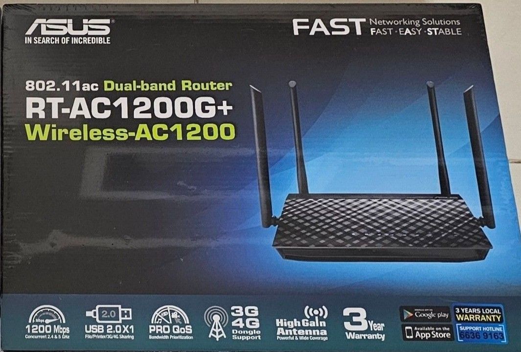 ASUS RT-AC1200G+ Wireless Router510845232497315840
