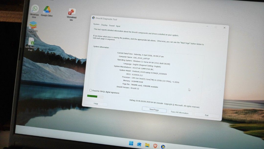 ASUS Vivobook 15 Laptop X1504Z, Computers & Tech, Laptops & Notebooks ...