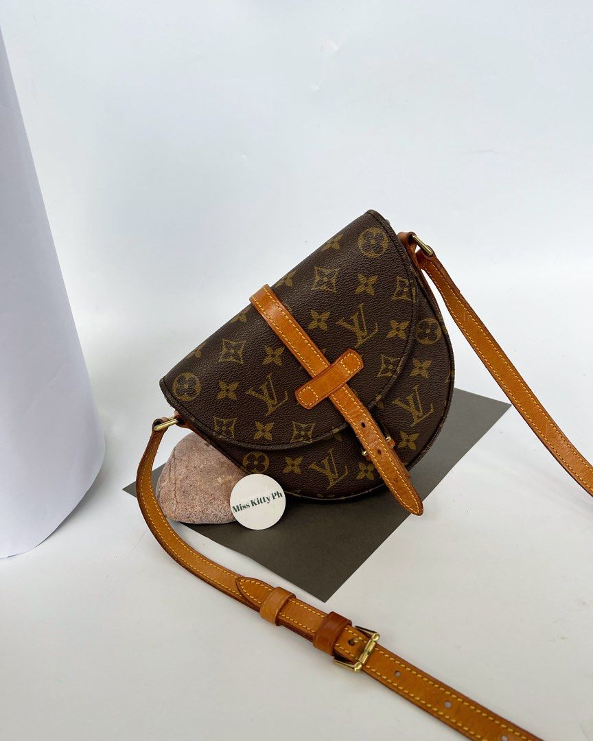 Authentic preloved LV chantilly pm bag (Category: Luxury Bags & Wallets) located in San Pablo. Submitted by misskittyph (Listing ID 1431490499, Image 1). Description: L O U I S V U I T T O N Monogram Chantilly PM (Smallest size) Bag . 🏷P29k . 📌Made in France with datecode 884 VI⠀⠀⠀⠀⠀⠀⠀⠀⠀⠀⠀ 📌Body in excellent condition, honey patina on vachetta, side pocket inside needs cleaning 📌Open for layaway Layaway options available 💯Guaranteed authenti