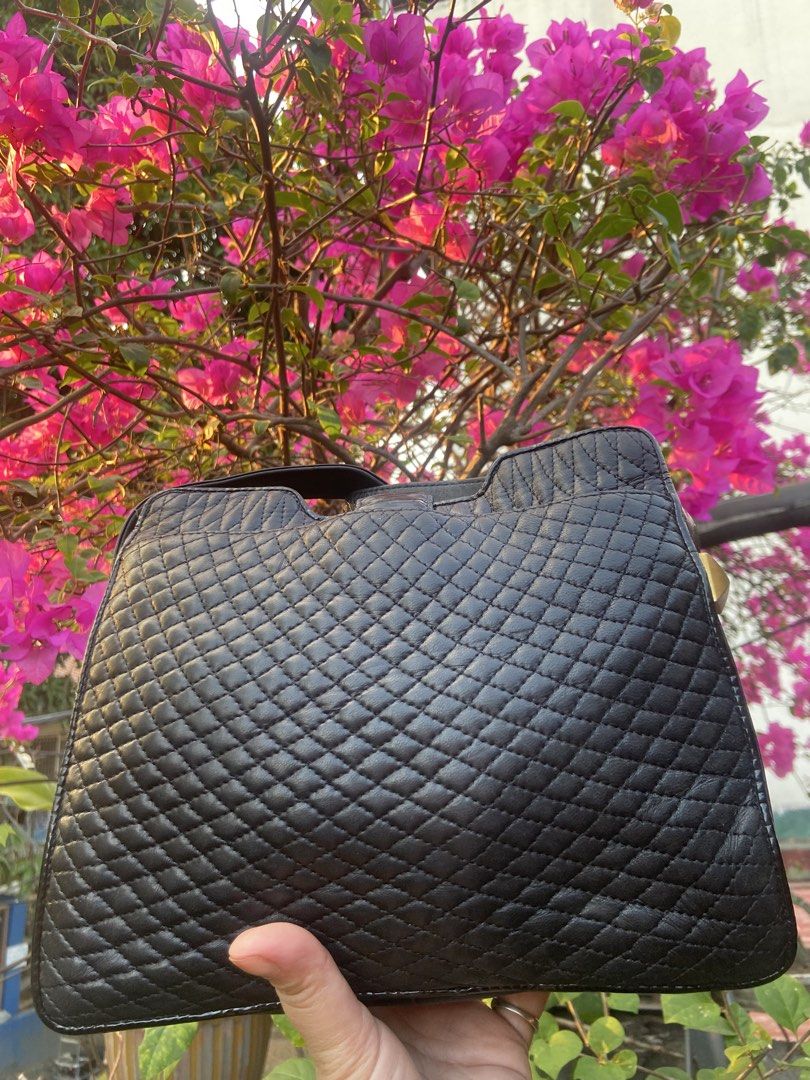 Bally Black Quilted Leather Handbag (Category: Luxury Bags & Wallets) located in Manila. Submitted by baglovers10 (Listing ID 1431479861, Image 2). Description: With sign of used .