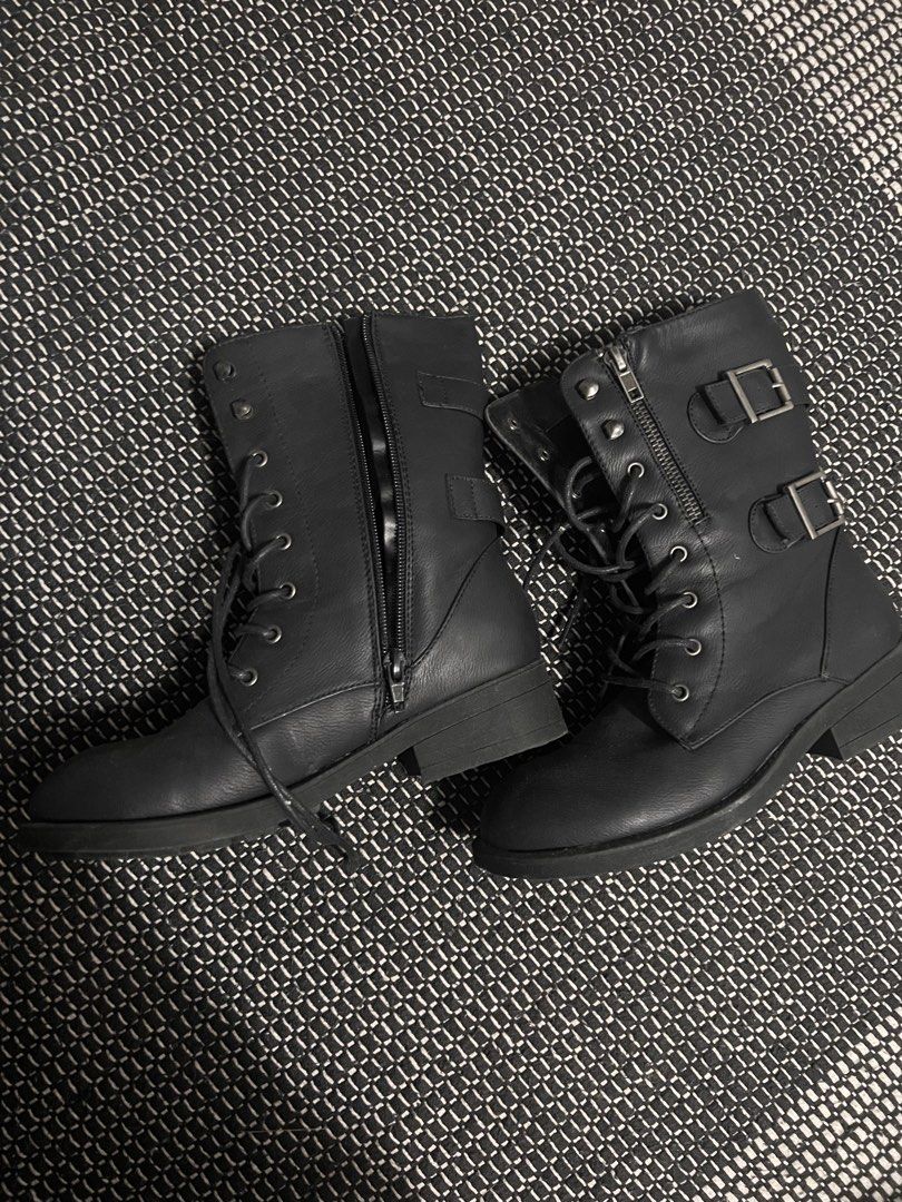 Black boot with lace (Category: Women's Shoes) located in Hurstville. Submitted by bags4ryou (Listing ID 1431412251, Image 3). Description: Postage at buyer’s cost or pick up Liverpool .