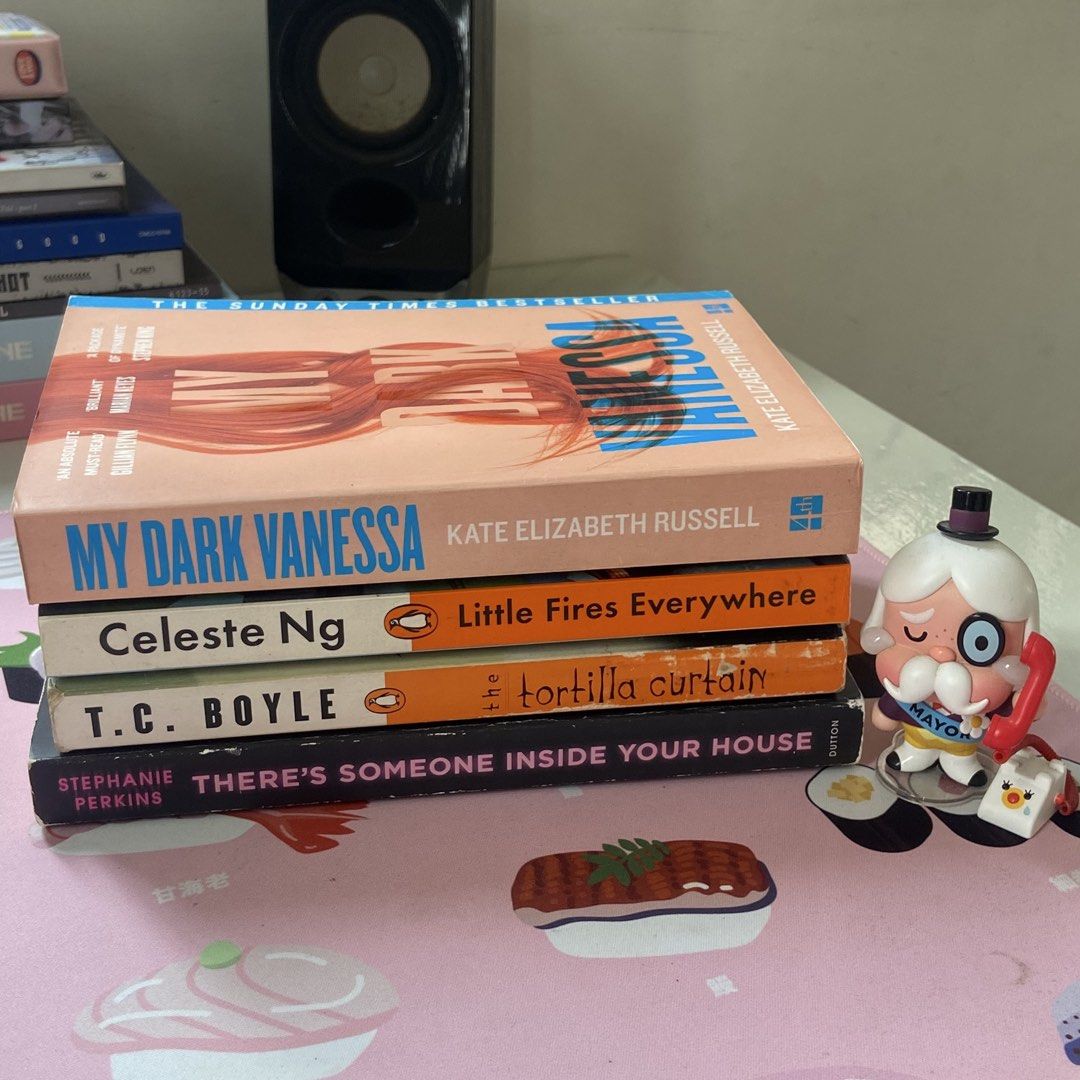 Books for sale (4) (Category: Storybooks) located in Norzagaray. Submitted by orangepompous (Listing ID 1431432785, Image 1). Description: My Dark Vanessa - SOLD Little Fires Everywhere - ₱150 Tortilla curtain - ₱50 There’s someone inside your house - ₱150 Last price.