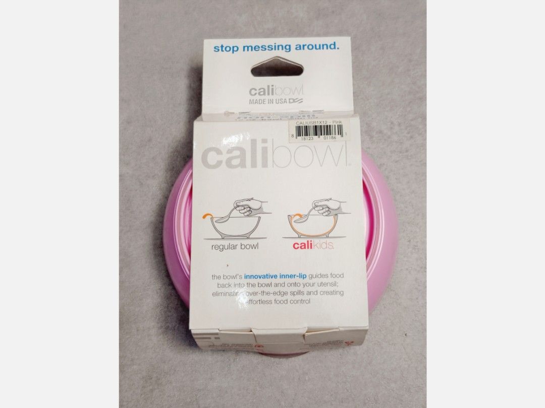 CaliBowl Stage 3 Non-Spill Feeding Bowl with Lid, Babies & Kids ...