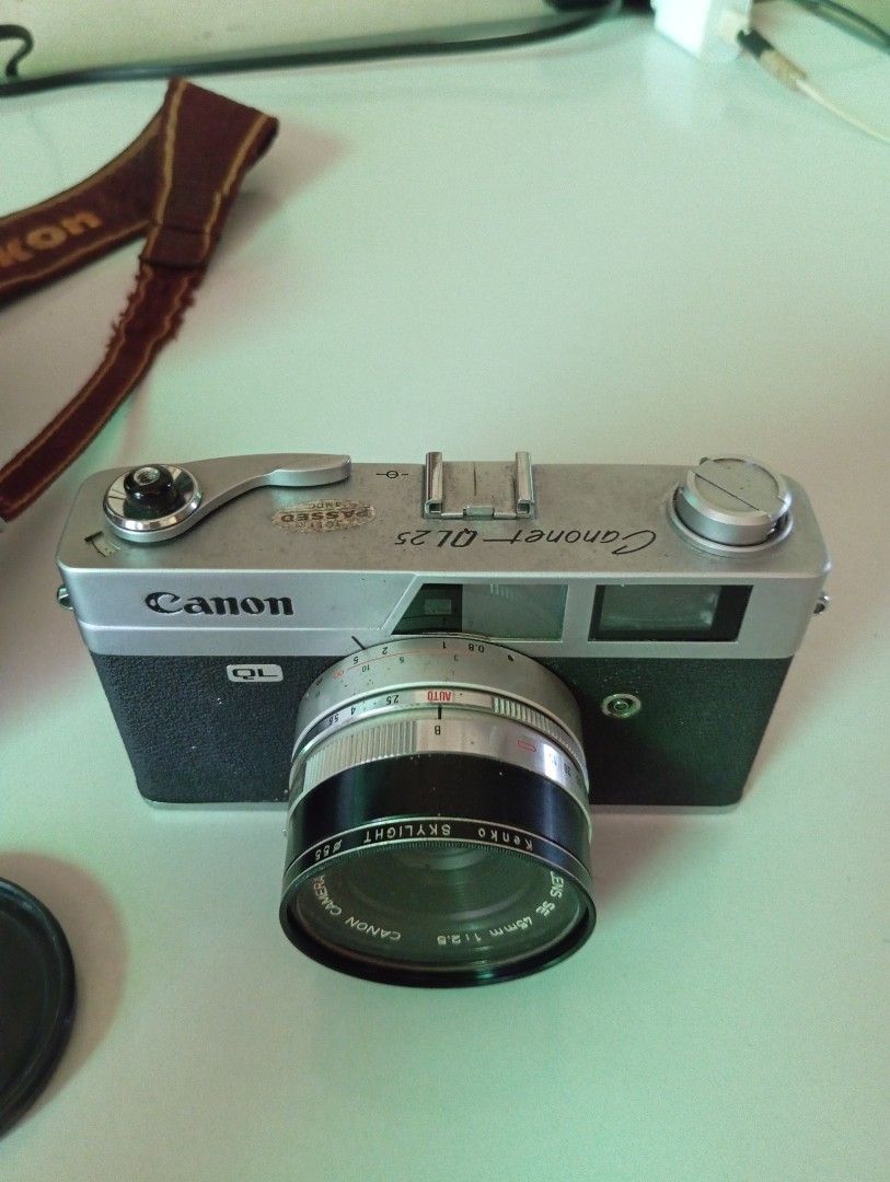 Canon canonet QL25 (Category: Cameras) located in Manila. Submitted by dlsuyuna26 (Listing ID 1431432162, Image 3). Description: For sale My vintage canon camera. reason for sale for medicine's..