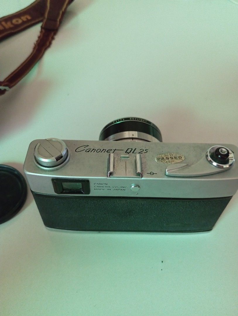 Canon canonet QL25 (Category: Cameras) located in Manila. Submitted by dlsuyuna26 (Listing ID 1431432162, Image 1). Description: For sale My vintage canon camera. reason for sale for medicine's..