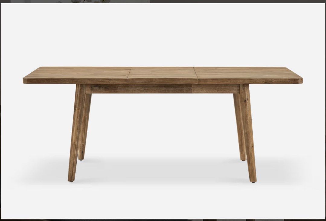 Castlery SEB Extendable Wooden Dining Table, Furniture & Home Living ...