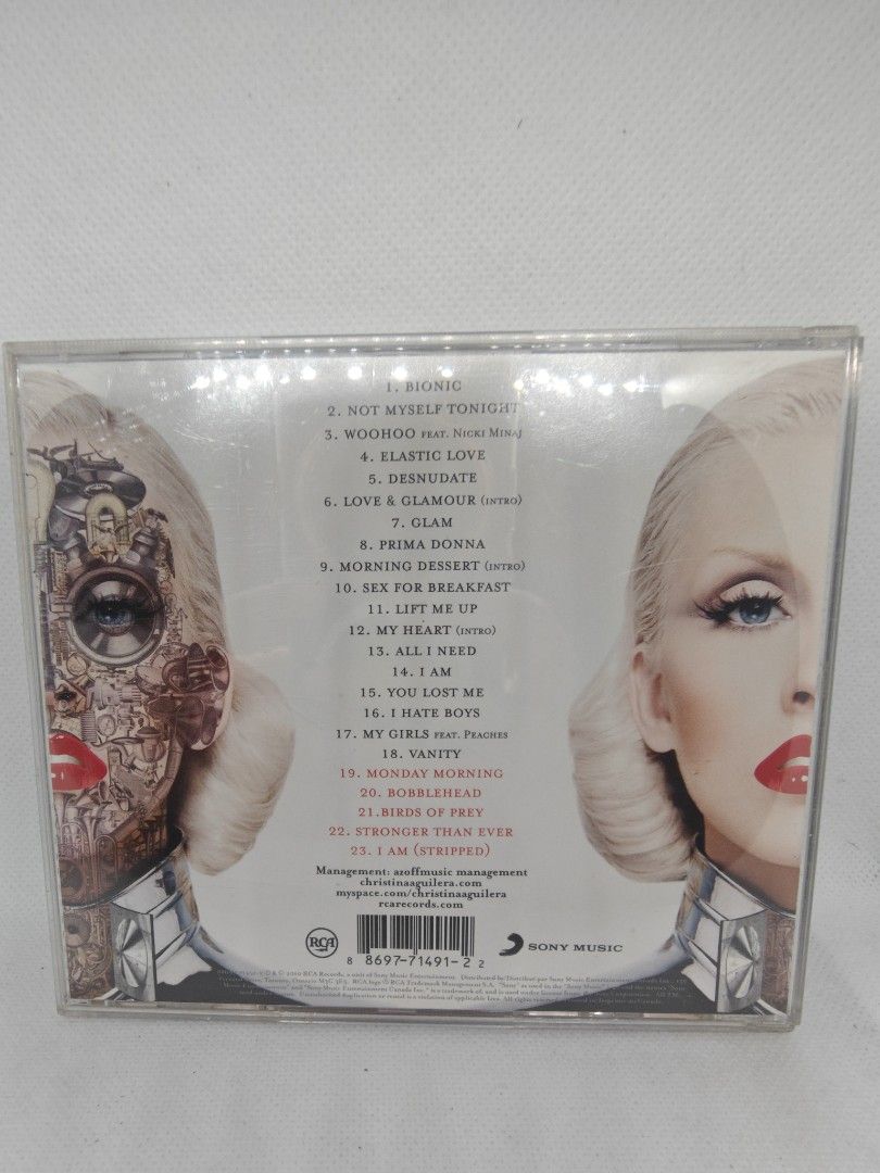 CHRISTINA AGUILERA- BIONIC (DELUXE LENTICULAR) (Category: CDs & DVDs) located in Manila. Submitted by musiccdshopnew (Listing ID 1431391498, Image 2). Description: .