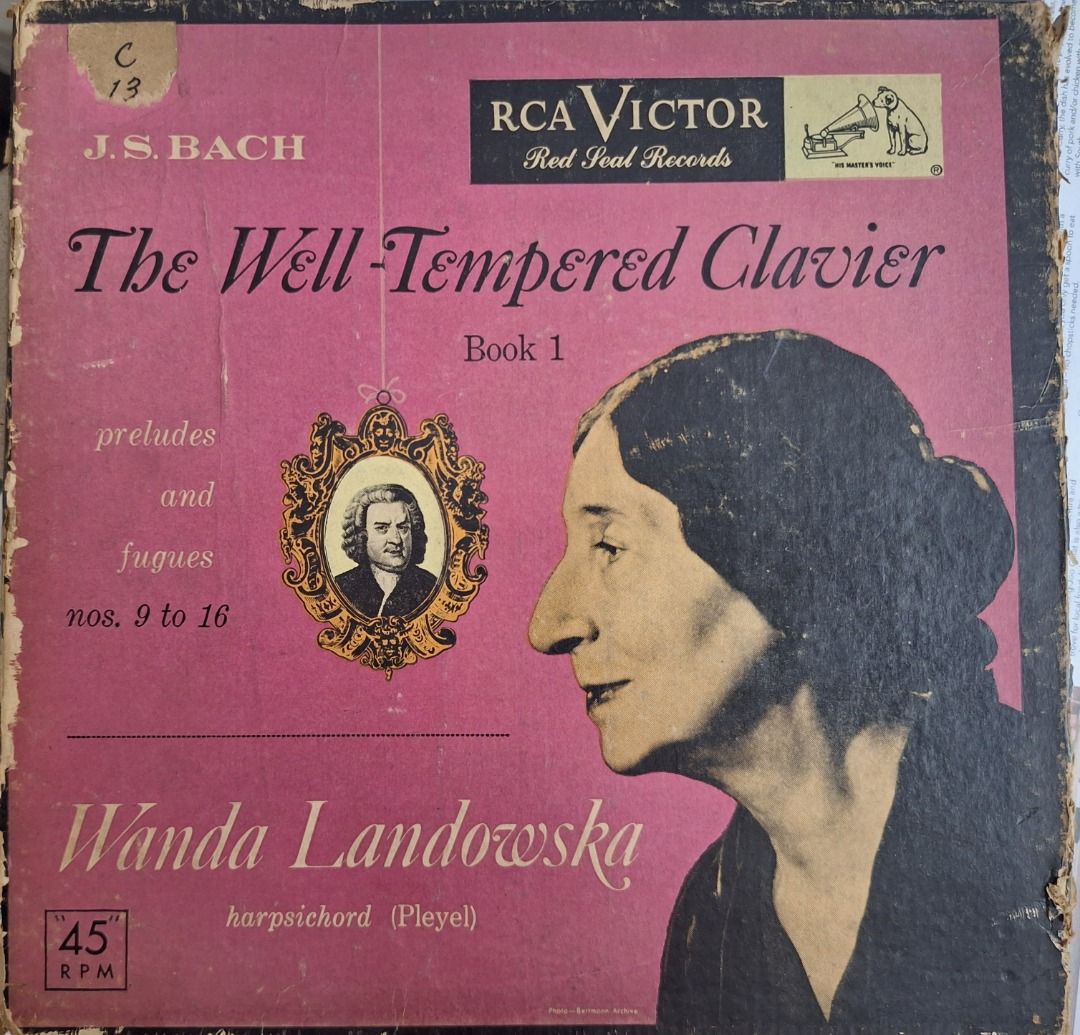 Classical Music EP records (1) (Category: Vinyls) located in Manila. Submitted by dlssbc (Listing ID 1431519505, Image 1). Description: Classical Music EP records (1) Selling each item for P250. Or take the whole set for P2000. 1. Wanda Landowska (harpsichord) - Johann Sebastian Bach The Well Tempered Clavier Book 1 (Preludes and Fugues Nos. 9-16) (box set) 2. Kathleen Ferrier (contralto) with London Philharmonic Choir & Orchestra (cond. Clemens 