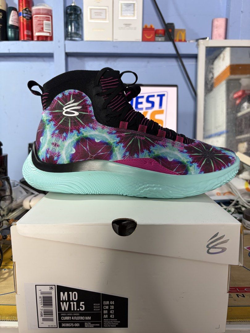 Curry 4 Flotro PE ‘Wardell Mode’ (Category: Sneakers) located in Makati City. Submitted by GoodestKicks (Listing ID 1431544337, Image 1). Description: Curry 4 Flotro PE ‘Wardell Mode’ Brand new deadstock. Player Exclusive (PE) pair, not locally released. Built for performance with elite-level design and rarity. Size: 10 US.