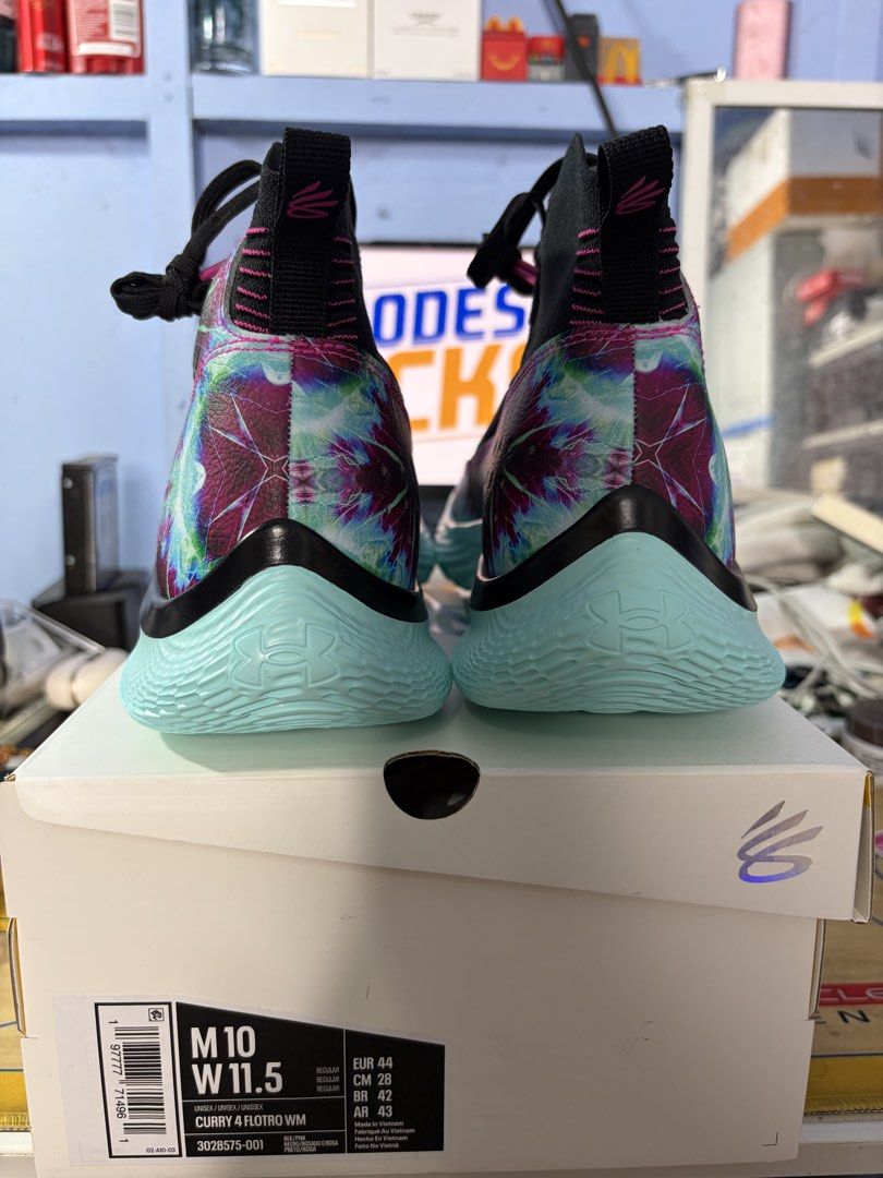 Curry 4 Flotro PE ‘Wardell Mode’ (Category: Sneakers) located in Makati City. Submitted by GoodestKicks (Listing ID 1431544337, Image 3). Description: Curry 4 Flotro PE ‘Wardell Mode’ Brand new deadstock. Player Exclusive (PE) pair, not locally released. Built for performance with elite-level design and rarity. Size: 10 US.