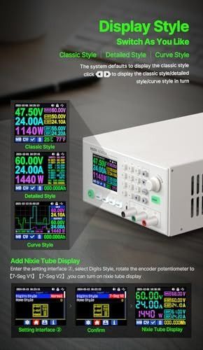 DC Power Supply Variable Adjustable Lab Bench Power Supply Buck ...