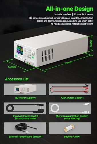 DC Power Supply Variable Adjustable Lab Bench Power Supply Buck ...