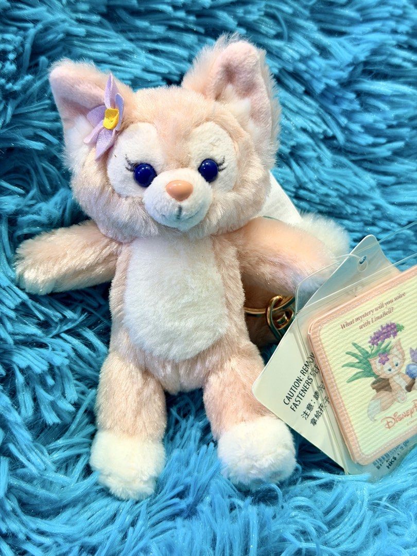 Disney Parks LinaBell Plush Keychain (Category: Plushies & Soft Toys) located in Cebu City. Submitted by jessacelo30916 (Listing ID 1431536080, Image 1). Description: - Authentic LinaBell plush keychain - From Disney Parks - Features adorable fox design - Includes flower accessory - Comes with original tags - Perfect for Disney collectors - Ideal for bags or keys.