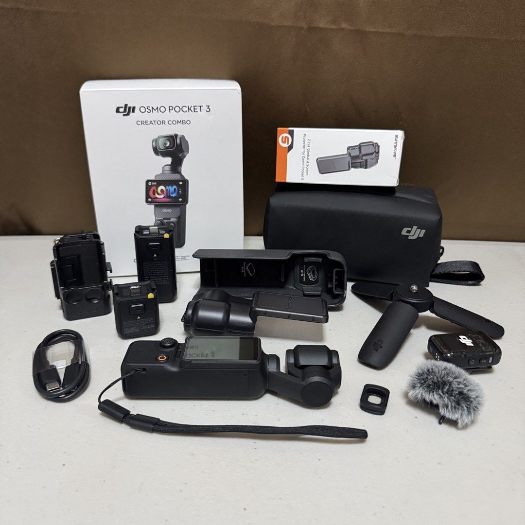 DJI Osmo Pocket 3 Creator Combo (Category: Cameras) located in Marikina City. Submitted by ShanDestashes (Listing ID 1431402370, Image 1). Description: Auto pass to lowballers • Haven’t used outside at all! Bought for the idea of vlogging but I’m still shy around to use it so I decided to just sell it again. • Warranty until November 17, 2026 • With add on ulanzi magnetic case, sunlife gimbal and screen case and screen protector, tempered glass, 