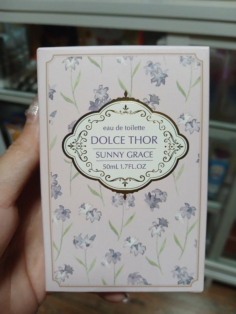 Dolce Thor Sunny Grace Eau de Toilette 50ml (Category: Fragrance & Deodorants) located in Cauayan City . Submitted by ysabellaross (Listing ID 1431507490, Image 1). Description: - Dolce & Gabbana Thor Sunny Grace Eau de Toilette - 50ml bottle - Floral design box with a pink background - Eau de Toilette.
