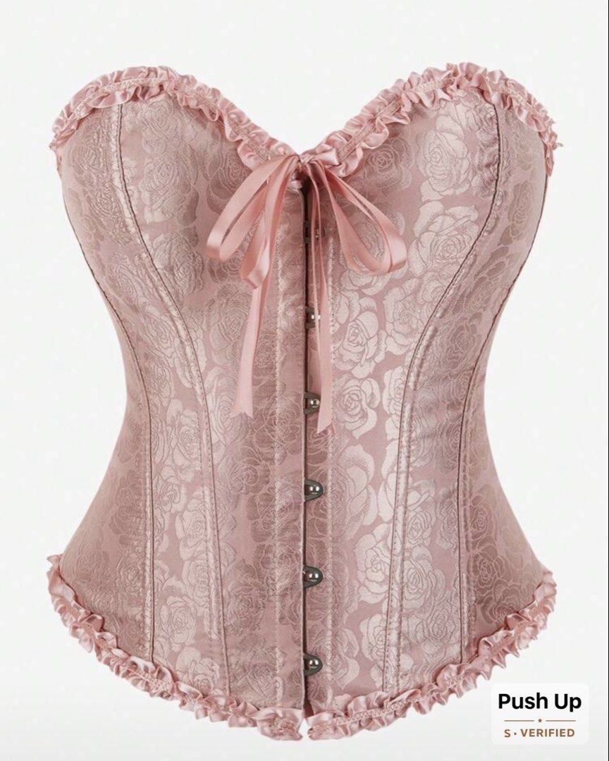 Dusty Pink Corset (Category: Others Tops) located in Manila. Submitted by wildwater_9db11d (Listing ID 1431511863, Image 1). Description: - Condition: Never been used - Occasion: Suitable for Masquerade or Halloween Party - Color: Dusty Pink - Reason for Selling: Bought the wrong size - Measurements: Bust: 89cm, Waist Size: 80cm, Length: 41cm Location: Sampaloc, Manila Payment Methods: GCash and GoTyme Bank Delivery/Meet-up Options: - Delivery: L
