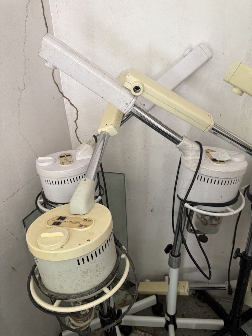 FACIAL STEAMER TAKE ALL (Category: Medical Supplies & Tools) located in Pasig City. Submitted by stringkits (Listing ID 1431387508, Image 3). Description: PULLED OUT UNITS FROM SPA STOCKED IN THE STORAGE SINCE 2019 PANDEMIC USED, some working , some for parts TAKE ALL SERVICE CENTER IS AVAILABLE WITH FEE LOCATION PIN: SUN VALLEY ESTATES COGEO .