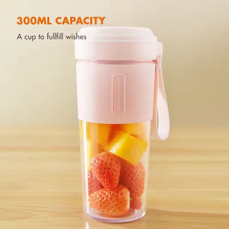 Gaabor Portable Juicer GF-M03D (Category: Juicers, Blenders & Grinders) located in Quezon City. Submitted by kryshnanzyanna (Listing ID 1431533697, Image 2). Description: - Gaabor Portable Juicer - Color: Pink and White - Capacity: 300ml - Cordless design for easy use - Travel-friendly - Includes charging cable - Ideal for making fresh fruit juices ***damaged box.