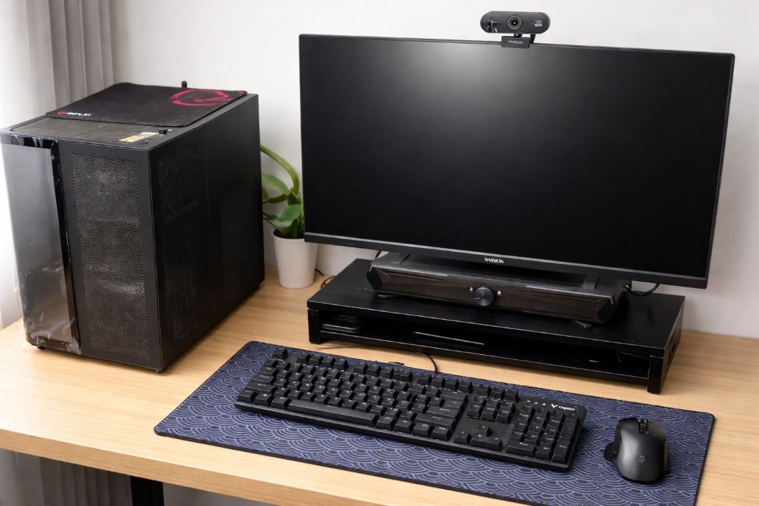 Gaming/Work PC Set (Category: Desktops) located in Pasay City. Submitted by lsdailyuse (Listing ID 1431466203, Image 2). Description: FOR SALE: GAMING PC 💻 Specs: • Processor: AMD Ryzen 5 5600 (6-Core / 12 Threads) • Motherboard: Gigabyte B550M K • Graphics Card - AMD Radeon RX 580 2048SP • RAM: 32GB • Kingston 1Tb NV3 m.2 SSD • OS: Windows 11 Pro 64-bit (Activated) • DirectX 12 Ready ⚡ Smooth for: ✔ Gaming ✔ Editing (Photos/Video) ✔ Work / Mult