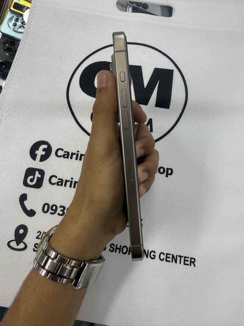 iPhone 15 Pro Max 1TB 98% batt openline (Category: iPhone 15 Series) located in Manila. Submitted by carimgadgets (Listing ID 1431525873, Image 3). Description: .