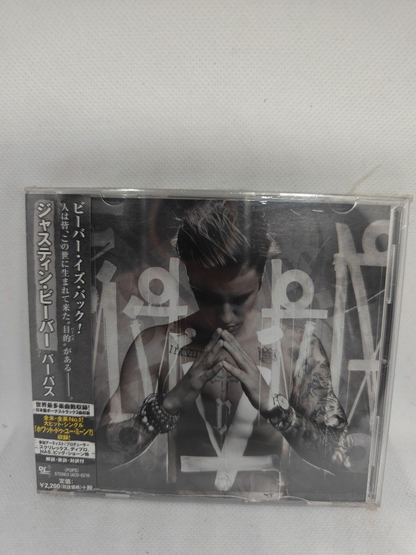 JUSTIN BIEBER- PURPOSE (JAPAN) (Category: CDs & DVDs) located in Manila. Submitted by musiccdshopnew (Listing ID 1431427199, Image 1). Description: .