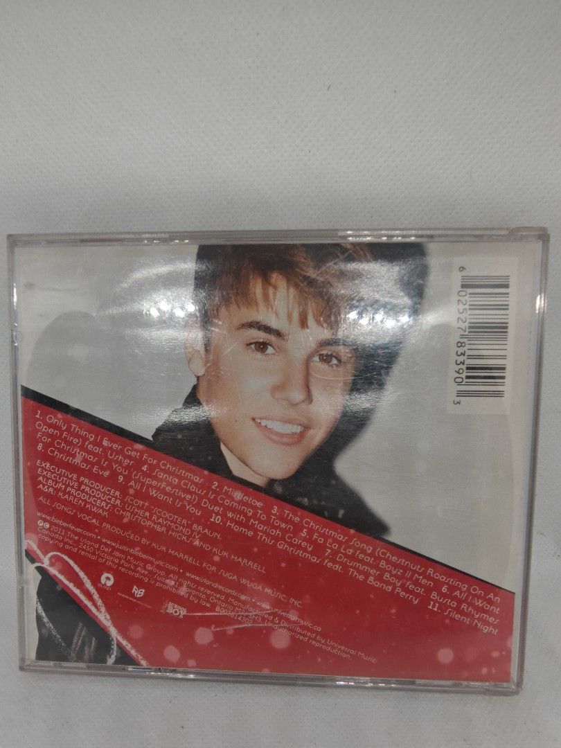 JUSTIN BIEBER- UNDER THE MISTLETOE (Category: CDs & DVDs) located in Manila. Submitted by musiccdshopnew (Listing ID 1431427519, Image 2). Description: .