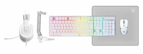 KEYBOARD FANTECH 5 IN ONE WHITE (Category: Computer Keyboard) located in Cavite. Submitted by dwelancas79880 (Listing ID 1431429168, Image 1). Description: The Fantech P51 White Bundle is the "Ice Edition" of the popular Sakura setup. It’s designed for users who want a minimalist, high-tech look for their desk—perfect if you're aiming for a clean professional environment for your development work while still having the RGB flair for gaming..