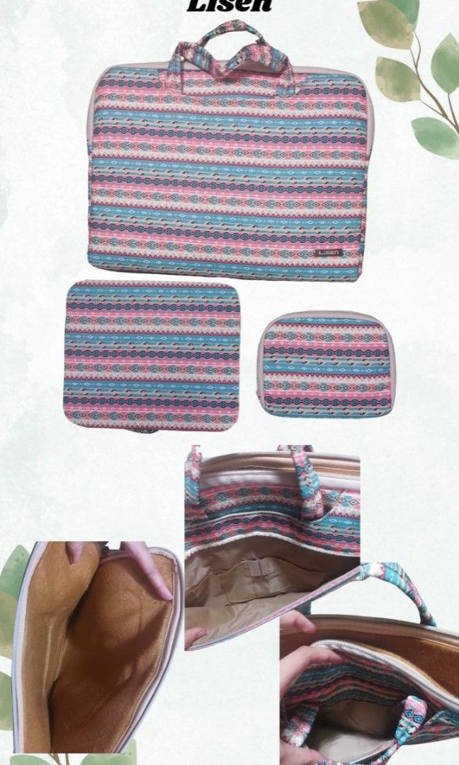 Laptop Case Handbag (Category: Laptops & Notebooks) located in Manila. Submitted by sh_ron.05 (Listing ID 1431434718, Image 1). Description: Laptop Case handbag Bohemian National Style Laptop Protective Case Ultrabook Sleeve for Apple MacBook/Acer/Asus/Dell/Fujitsu/Lenovo/HP/Samsung/Sony/Toshiba Extra small storage bag, easy for you to store mouse/charger/earphones. Same color with the large sleeve bag, harmony and stylish. Canvas fabric material