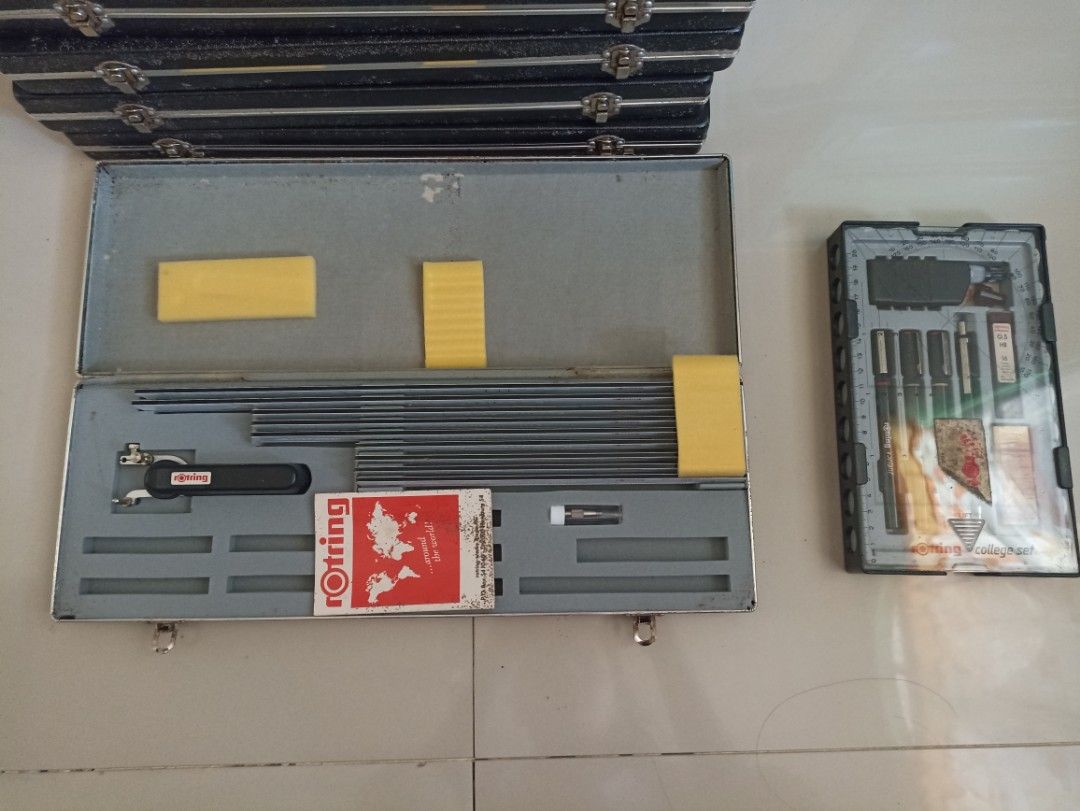 Rotring Lettering Control System Leroy Rotring Controlled Lettering System +Rotring Vintage College Set ...