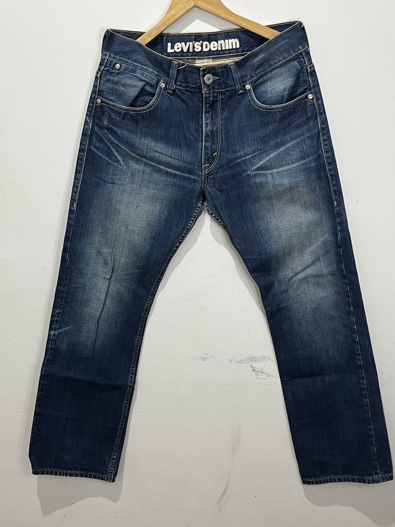 Levi's 523 Straight Denim Jeans (Category: Jeans) located in Bayombong. Submitted by lawrencevan64 (Listing ID 1431535133, Image 1). Description: - Levi's 523 Straight Denim Jeans - Classic five-pocket design - Button and zipper closure - Straight leg fit - Dark blue wash - Levi's logo detail - Size: 34x33.