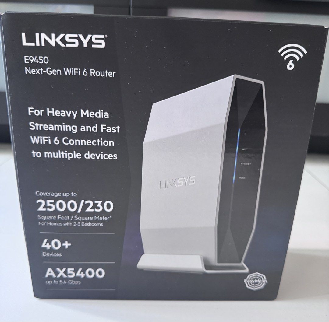 Linksys E9450 Next-Gen WiFi 6 Router439447281143664640