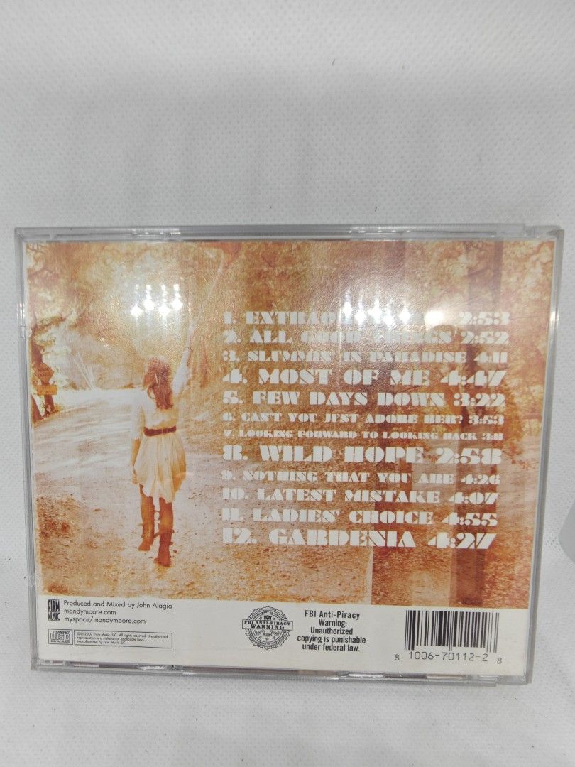 MANDY MOORE- WILD HOPE (Category: Vinyls) located in Manila. Submitted by musiccdshopnew (Listing ID 1431418932, Image 2). Description: .