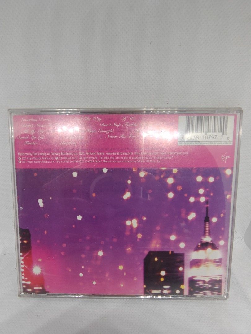 MARIAH CAREY- GLITTER (PH PRESS) (Category: Vinyls) located in Manila. Submitted by musiccdshopnew (Listing ID 1431390604, Image 2). Description: .