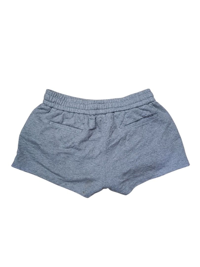 Miu Miu Club Shorts (Category: Shorts) located in Quezon City. Submitted by daniel_thrift05 (Listing ID 1431503569, Image 2). Description: - Gray Miu Miu shorts - Drawstring waist - Miu Miu Club logo on leg - Made in Italy - Size P - Two back pockets - Authentic with brand tag.