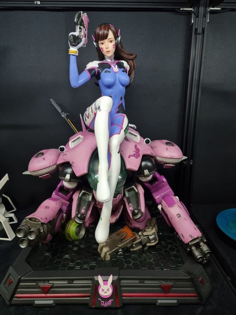 MKE Studio Overwatch d.va and MEKA 1/4 Statue (Category: Figurines & Statues) located in Santa Rosa. Submitted by eijikibagame (Listing ID 1431502257, Image 1). Description: - MKE Overwatch d.va MEKA 1/4 Statue - Comes with mecha base and two bodies (1 nude) - Left arm on costumed body broke while returning to box, can be fixed easily by glue. Price lessened due to this. - GCash, bank transfer or COD payment preferred. - Buyer to arrange transpo.