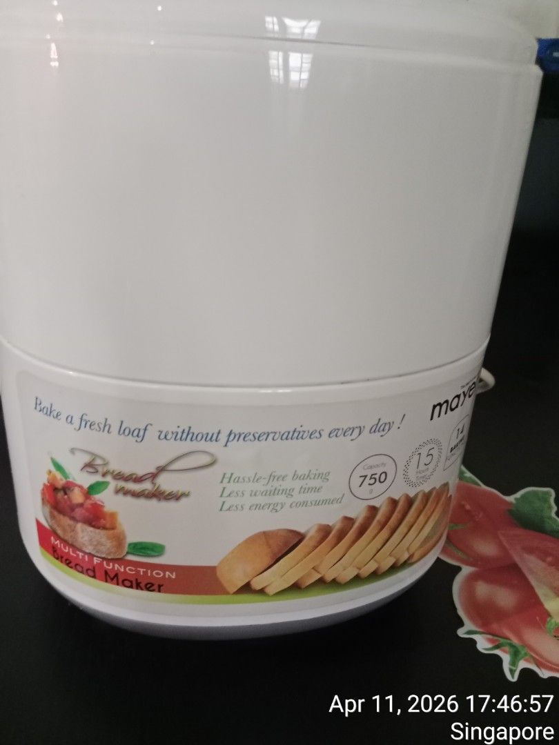 Muli function mayer breadmaker (Category: Other Home Appliances) located in Singapore. Submitted by swiftstone_515799 (Listing ID 1431479940, Image 5). Description: .