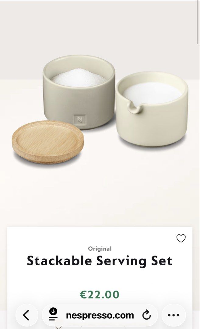 Nespresso Barista Collection Stackable Serving Set480385143092684800