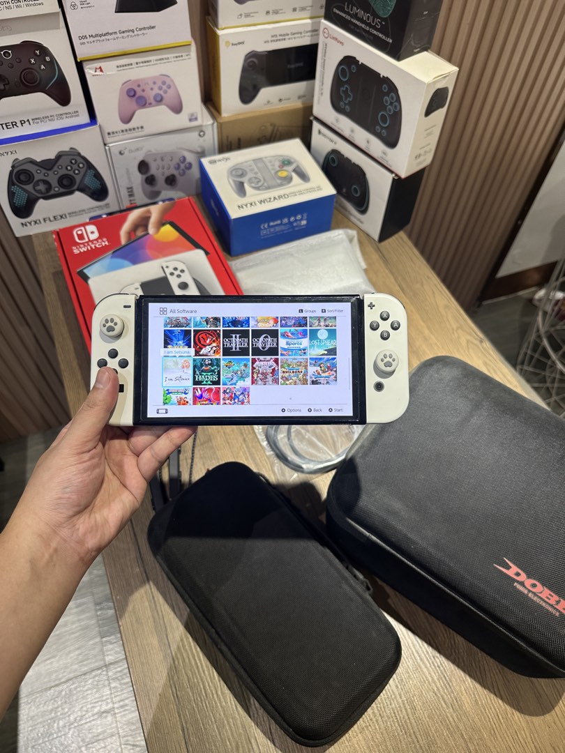 Nintendo Switch OLED 256gb Jailbreak with Freebies, Video Gaming, Video ...