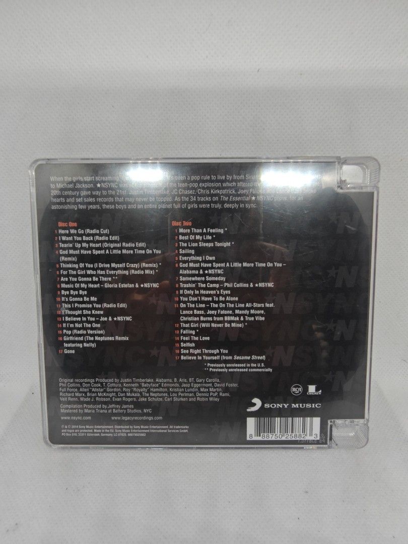 NSYNC- THE ESSENTIALS (SUPER JEWEL CASE) (Category: CDs & DVDs) located in Manila. Submitted by musiccdshopnew (Listing ID 1431387671, Image 2). Description: .