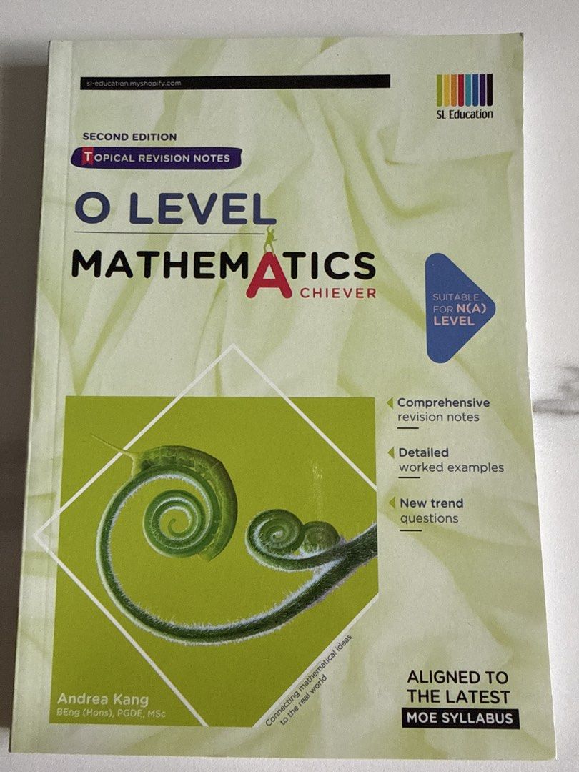 O Level Mathematics Achiever Topical Revision Notes, Hobbies & Toys ...