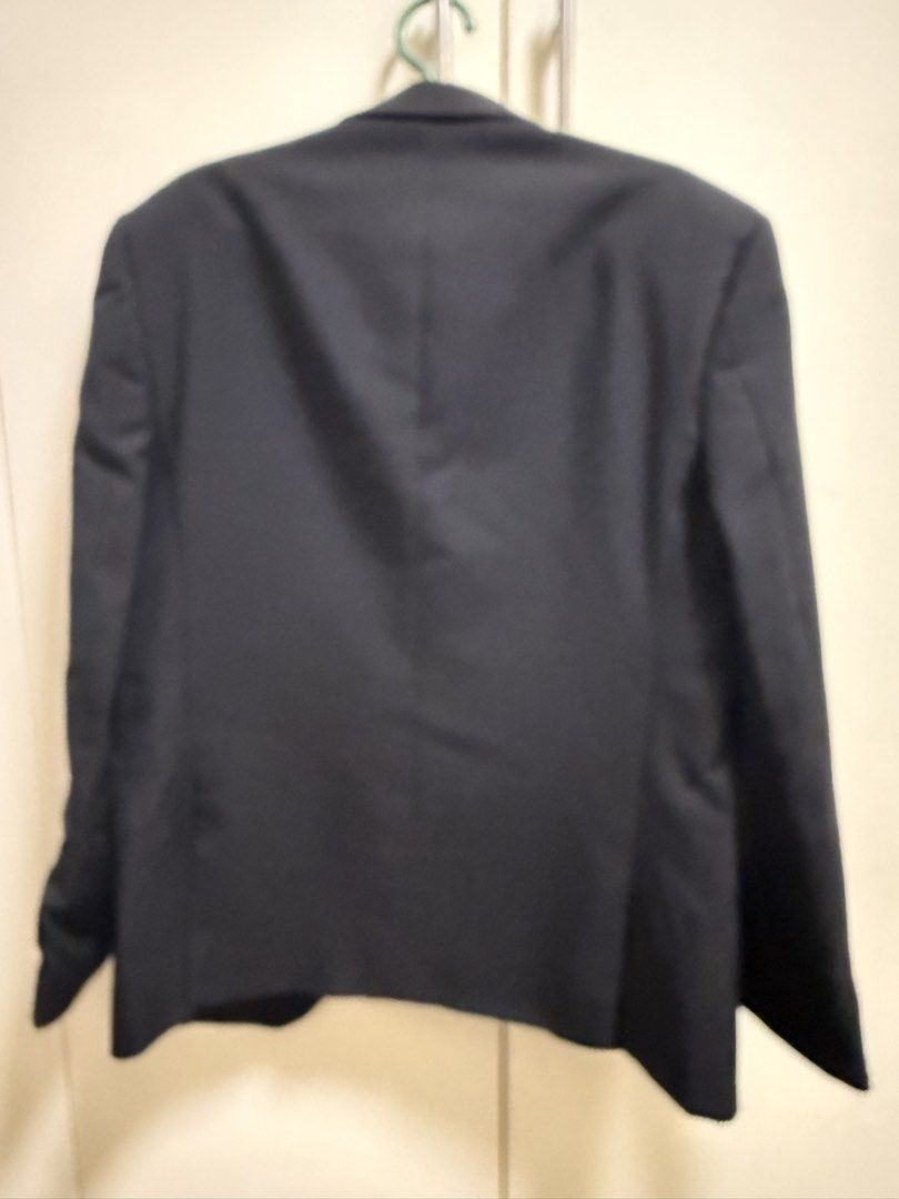 Americana for sale (Category: Coats, Jackets and Outerwear) located in Taguig. Submitted by allgoodsph (Listing ID 1431509681, Image 2). Description: - Black Onesimus casual blazer - Size 48 - Made with high-grade poly viscose - 2-button closure - Pocket material: Polyester - Care instructions: - Professionally dry clean only - Do not hand wash - Mid-iron at 100-150°C Dimes L- 26 W- 18 S- 23 Rfs: declutter Meetups: sm bicutan or bgc Lalamove c/o 