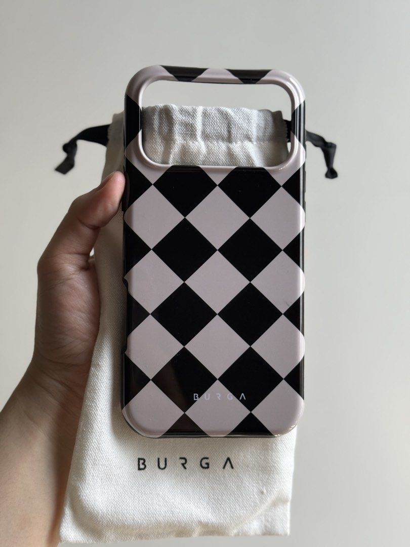ORIGINAL BURGA CASE IPhone 17 PM and 16PM (Category: Cases & Sleeves) located in Pasig City. Submitted by sasha_0121 (Listing ID 1431524656, Image 1). Description: "ORIGINAL & BRAND NEW BURGA CASE" Just arrived, No scratch or Dents 1pc for Iphone 16 Pro Max 2pcs for Iphobe 17 Pro Max Price Negotiable but Not for low ballers Please Read: These are authentic/original items, not dupes or replicas. Kindly manage your expectations when it comes to pri