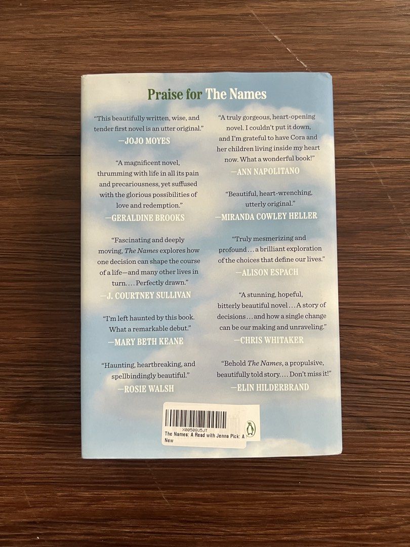 (Original Copy) The Names by Florence Knapp (Hardbound) (Category: Storybooks) located in Makati City. Submitted by kbernalcloset (Listing ID 1431393493, Image 2). Description: .