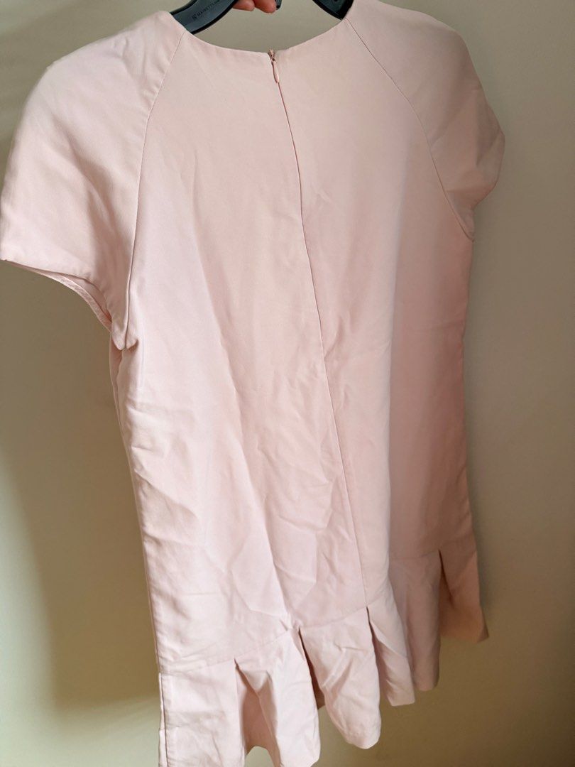 Pink Dress with Pleated Hem (Category: Dresses) located in Cebu City. Submitted by dr_marsh (Listing ID 1431421086, Image 3). Description: Pretty pink dress! Round neckline, short sleeves, and pleated hem. Back zipper closure. Lightweight fabric..